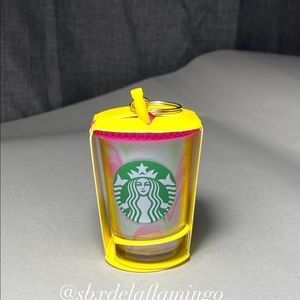 NWT Starbucks Cold Cup Ornament Keychain Europe Exclusive 2022